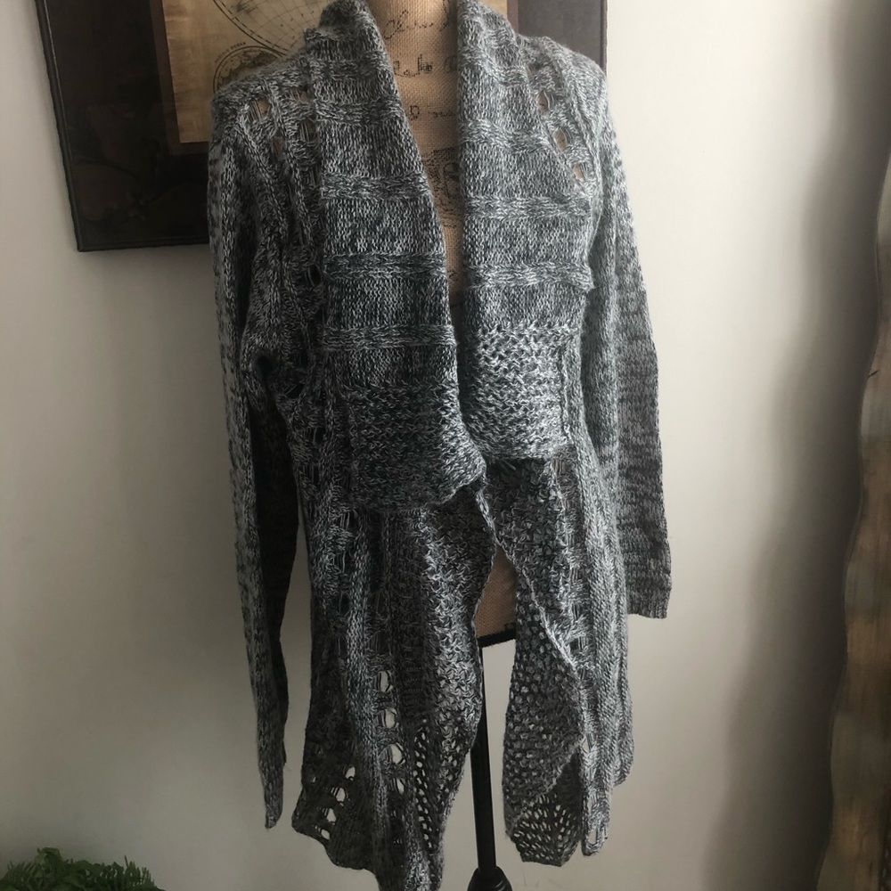 Motherhood Maternity Drape Collar Cardigan